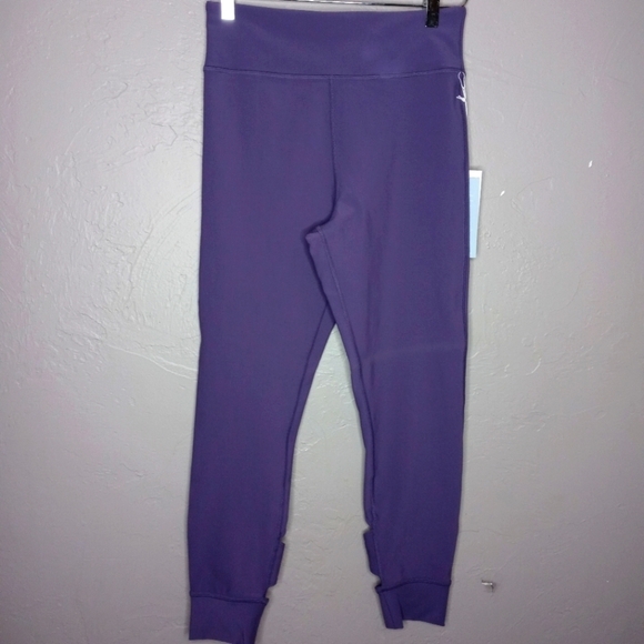 Johnny Was Calme Purple Cutout Leggings - Picture 1 of 7